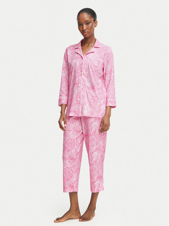 LAUREN RALPH LAUREN LAUREN RALPH LAUREN Piżama I819702 Różowy jasny Regular Fit