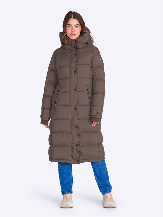 ROCKANDBLUE ROCKANDBLUE Vatovaná bunda FALCON Hnědá Slim Fit