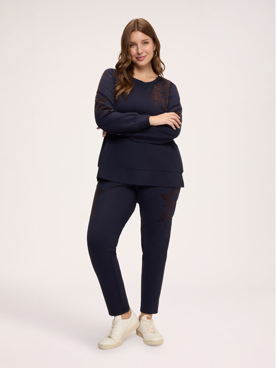Fiorella Rubino Fiorella Rubino Pantaloni di tessuto P888L002560N034 Blu Regular Fit