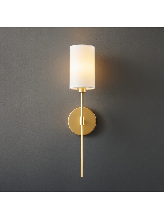 MIAhome MIAhome Kinkiet Lampa ścienna DARLING złota 53 cm Złoty