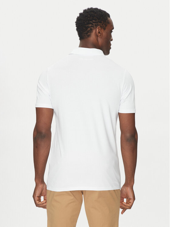 KARL LAGERFELD KARL LAGERFELD Polokošeľa 745750 500221 Biela Regular Fit