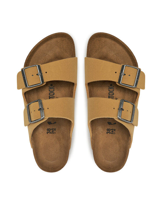 Birkenstock Birkenstock Papucs Arizona Birko-Flor 1029151 Bézs