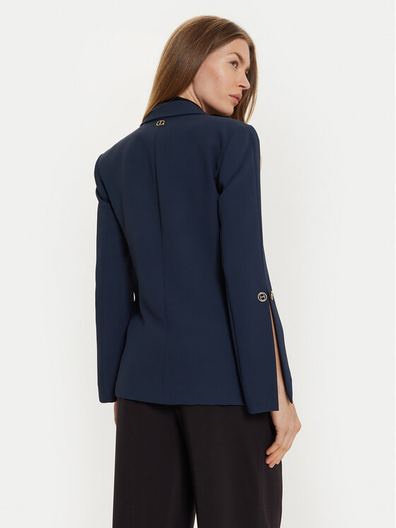 TWINSET TWINSET Sakoi 242TP2350 Tamnoplava Regular Fit