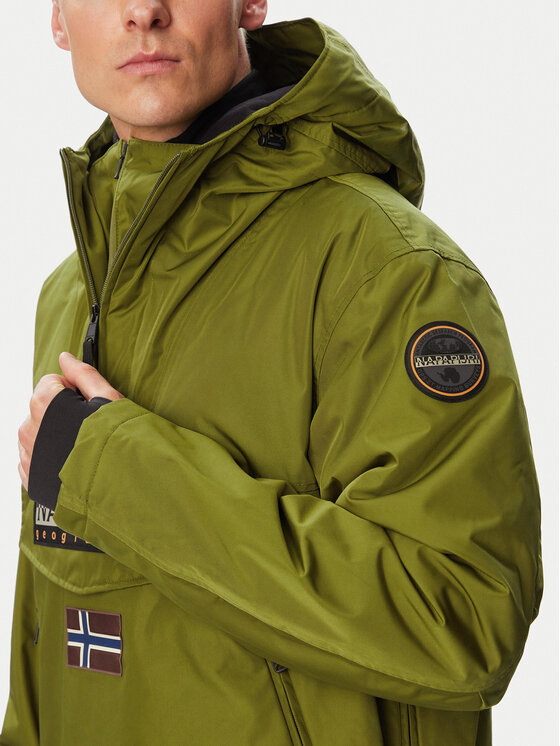 Napapijri Napapijri Kurtka anorak Rainforest Next NP0A4IB9 Khaki Regular Fit