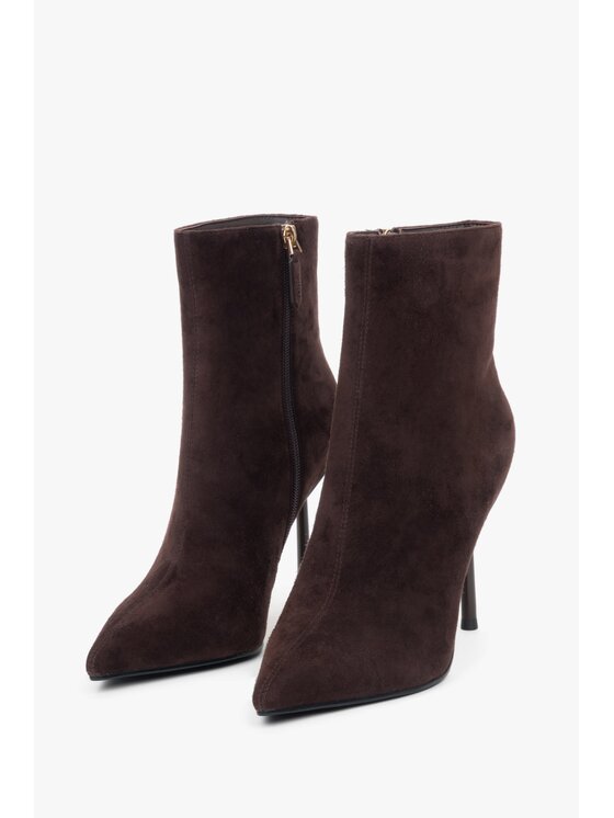 Estro Estro Μποτάκια ER00118859 Καφέ