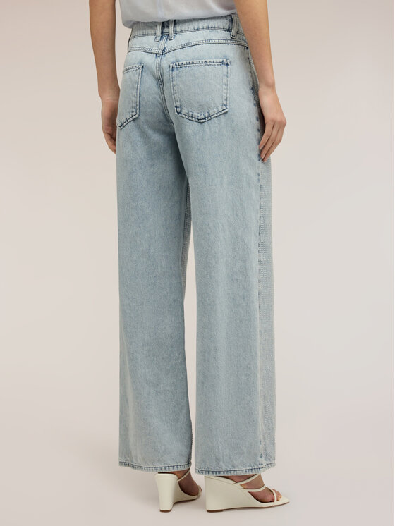 Motivi Motivi Jeansy P461Q004473N004 Turkusowy Regular Fit