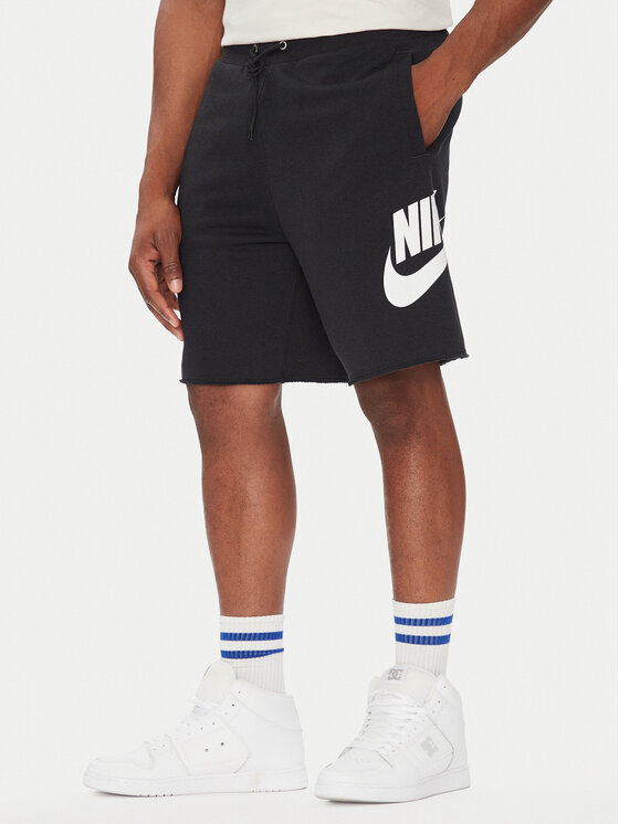 Nike Nike Pantaloni scurți sport French Terry Alumni FQ4950 Negru Standard Fit