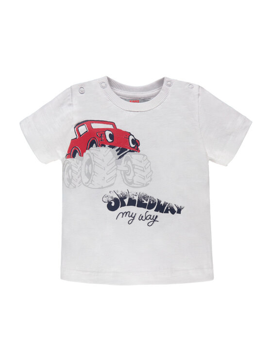 Kanz Kanz T-Shirt 1832431-1000 Biały Basic Fit