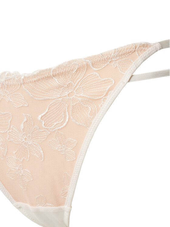 Hunkemöller Hunkemöller Kalhotky string Lauren 300904 Écru