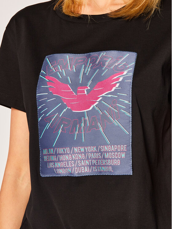 T-shirt 3H2T7N 2J30Z 099 Nero Regular Fit