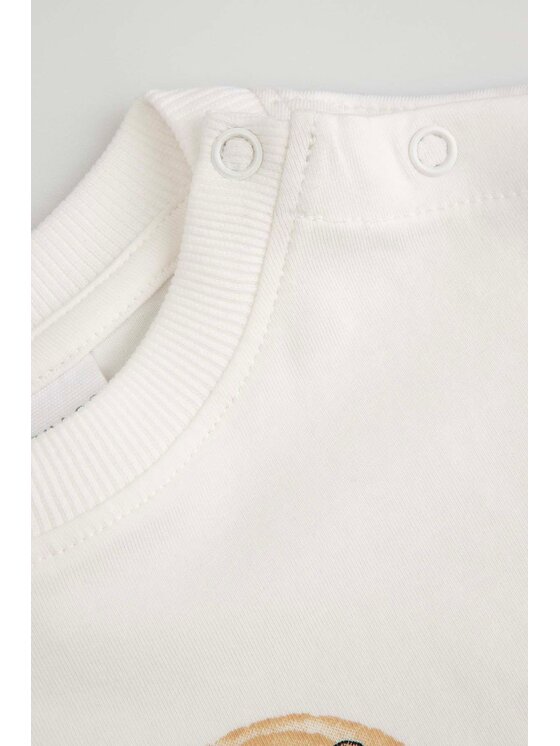 Coccodrillo Coccodrillo T-Shirt WC6143201IBN-003 Kremowy Regular Fit