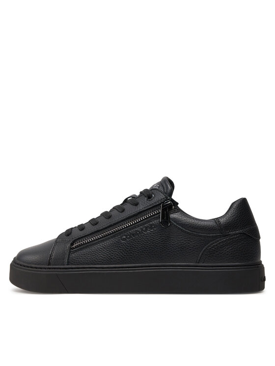 Calvin Klein Calvin Klein Sneakersy Low Top Lace Up W/Zip HM0HM01475 Čierna