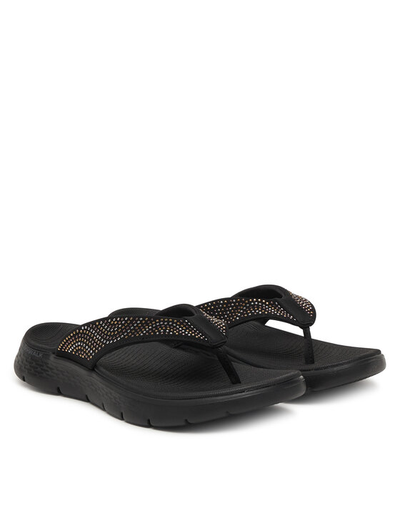 Skechers Skechers Šlepetės per pirštą 140184/BBK Juoda