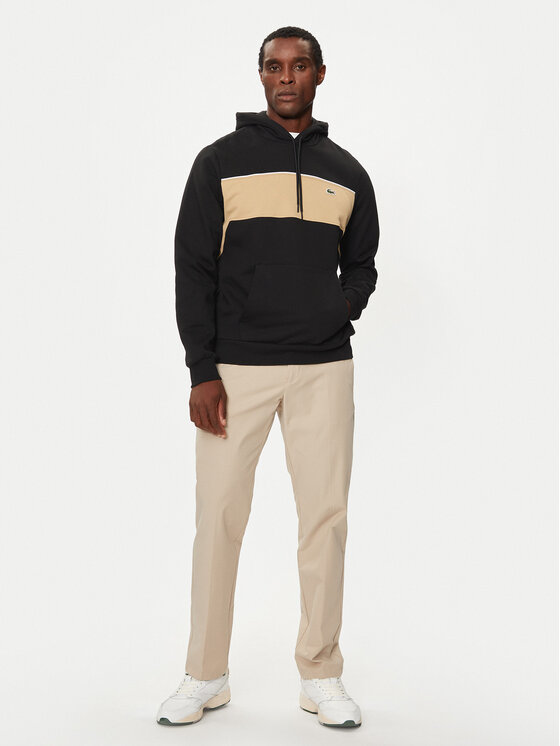 Lacoste Lacoste Суитшърт SH5027 Черен Classic Fit