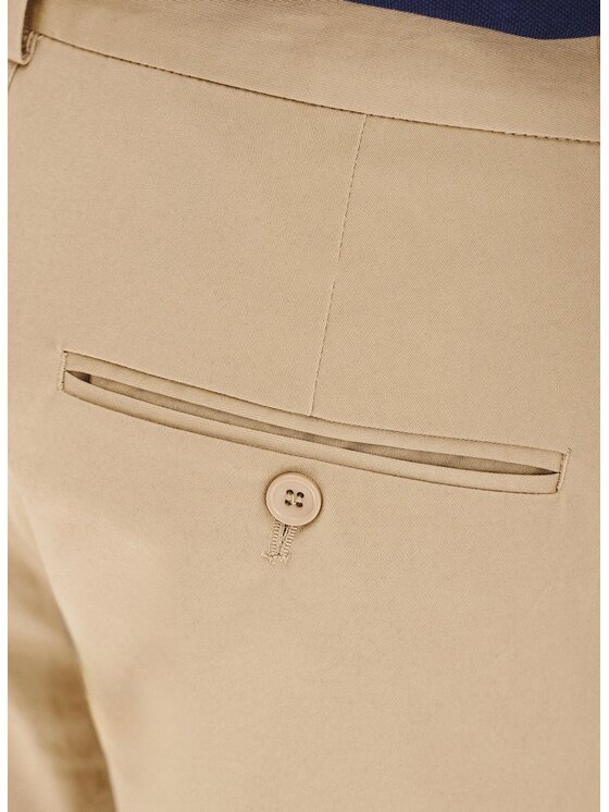 Pako Lorente Pako Lorente Szorty materiałowe P25SF-WS-006 Beżowy Regular Fit
