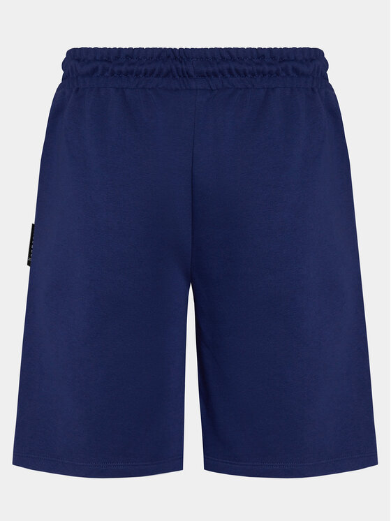 Richmond X Richmond X Sportiniai šortai Ceylan UMP24007BE Tamsiai mėlyna Regular Fit