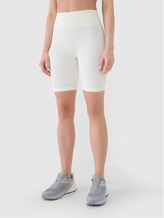 4F 4F Szorty sportowe MULTI ACTIVE Biały Slim Fit