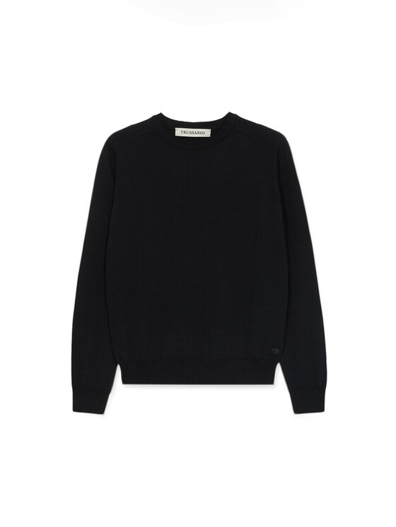 Trussardi Trussardi Sweter M0926001342N033 Czarny Regular Fit