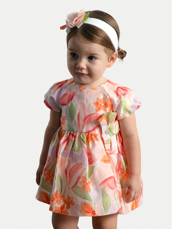 Mayoral Mayoral Sommerkleid 1909 Orange Regular Fit