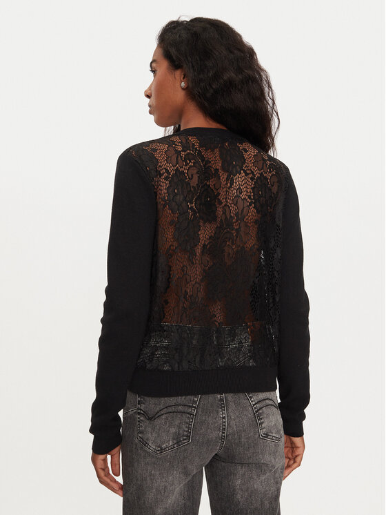 Morgan Morgan Cardigan 242-MIDOU Negru Regular Fit