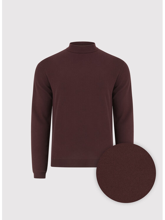 Pako Lorente Pako Lorente Sweter P26WN-2X-009 Brązowy Slim Fit