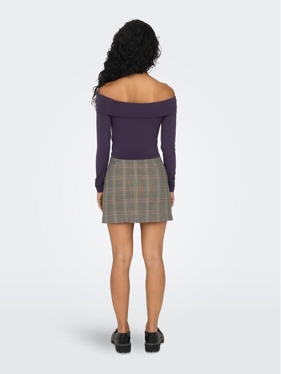 ONLY ONLY Blúz 15302593 Lila Slim Fit