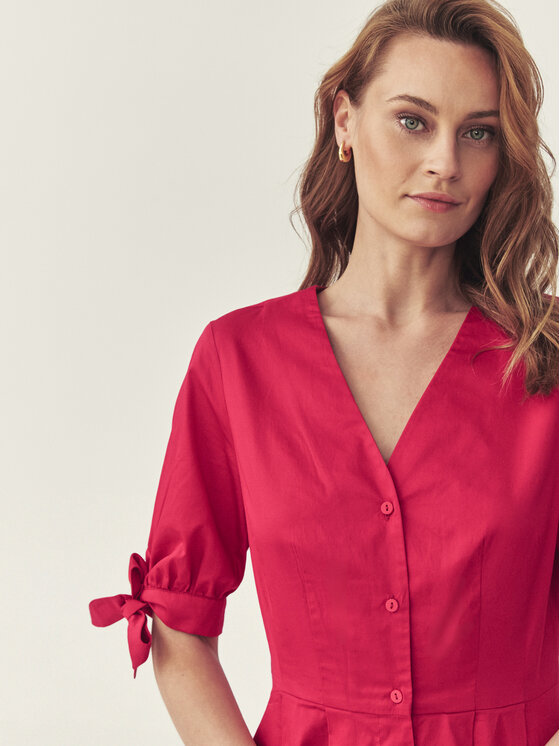 TATUUM TATUUM Sukienka codzienna PAVRA Z Różowy Flare Fit
