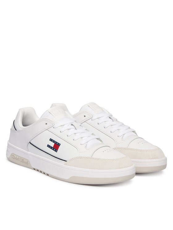 Tommy Jeans Tommy Jeans Sneakersy Tjm Cupsole Leather EM0EM01660 Biały