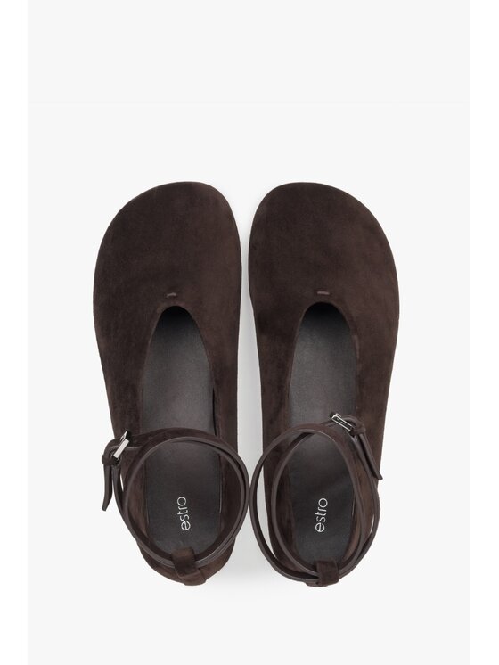Estro Estro Ballerine ER00117188 Marrone