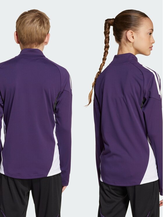 adidas adidas Bluza techniczna 152019 Fioletowy Slim Fit