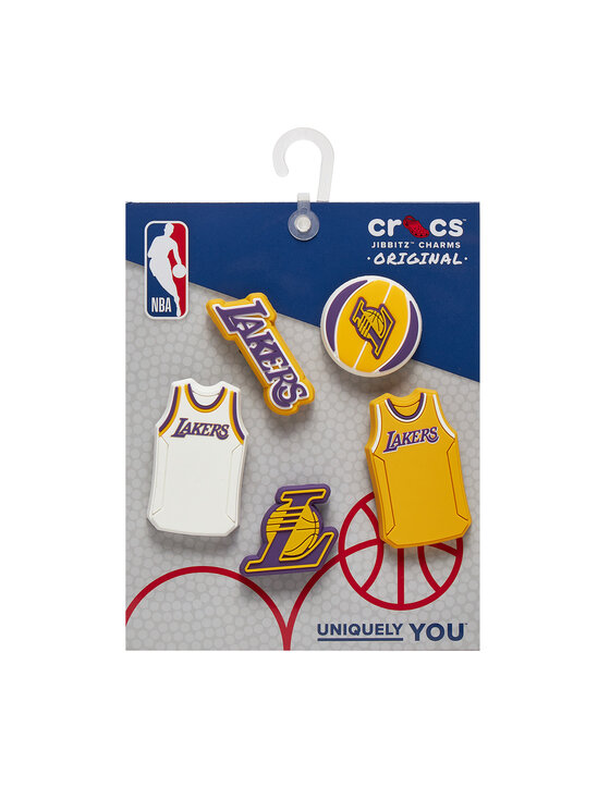 Crocs Apavu rotājums Jibbitz Nba Los Angeles Lakers 5pck 10011275 Daudzkrāsains