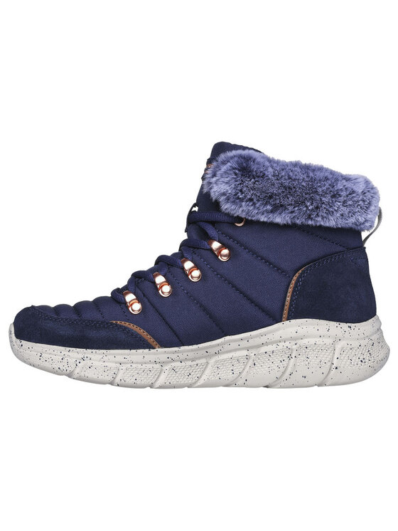 Skechers Skechers Śniegowce Bobs B Flex Granatowy