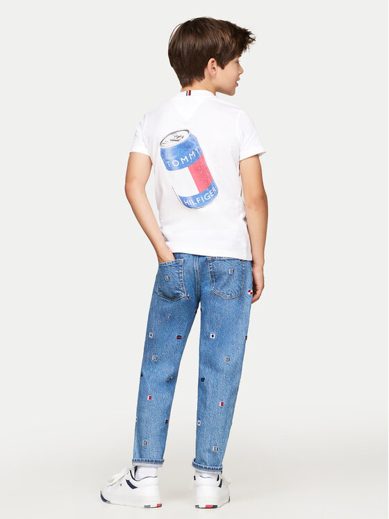 Tommy Hilfiger Tommy Hilfiger T-krekls KB0KB09281 Balts Regular Fit