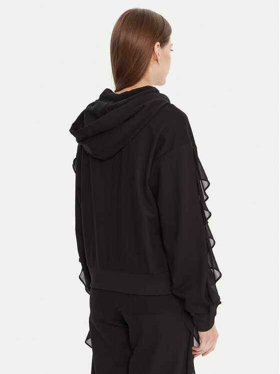 TWINSET TWINSET Mikina 252LI2NBB Černá Regular Fit