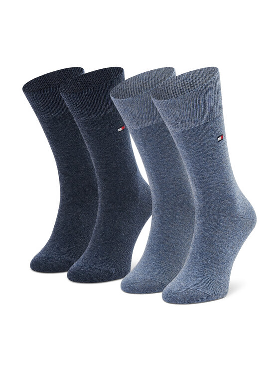 Set di 2 paia di calzini lunghi da bambini Tommy