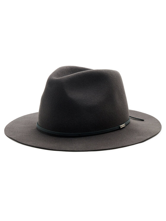 Brixton Kapelusz Wesley Packable Fedora 10762 Czarny Modivo.pl