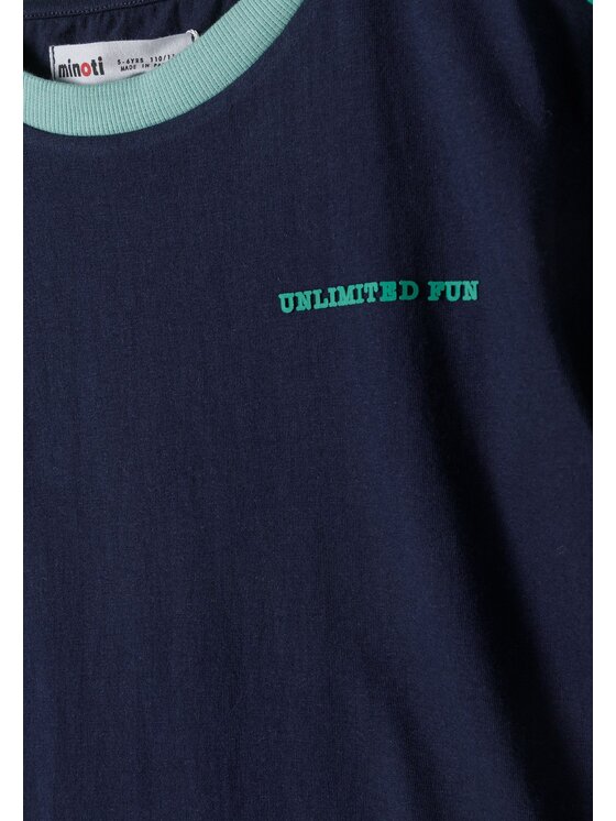 minoti minoti T-Shirt 23fleece32 Zielony Regular Fit