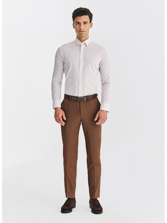 Pako Lorente Pako Lorente Koszula P25WF-1X-057 Biały Slim Fit