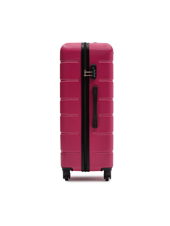 Puccini Puccini Liels koferis ABS024A Rozā