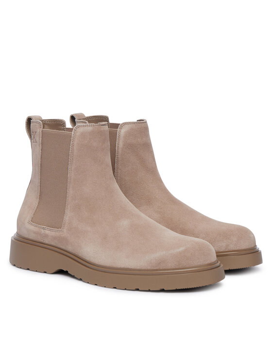 Calvin Klein Calvin Klein Poolsaapad Combat Ess Chelsea Boot Su YM0YM01372 Pruun