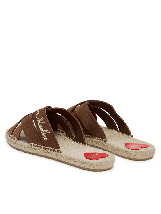 LOVE MOSCHINO LOVE MOSCHINO Klapki JA28362G0MIG0300 Brązowy