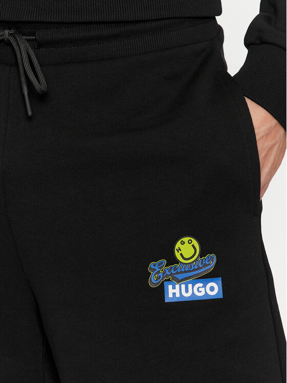 HUGO Hugo Sportske kratke hlače Nimply 50513310 Crna Regular Fit