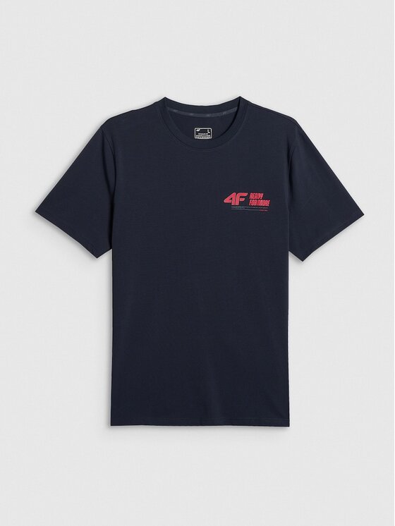 4F 4F T-shirt 4FRSS26TTSHM3992-31S Blu scuro Regular Fit