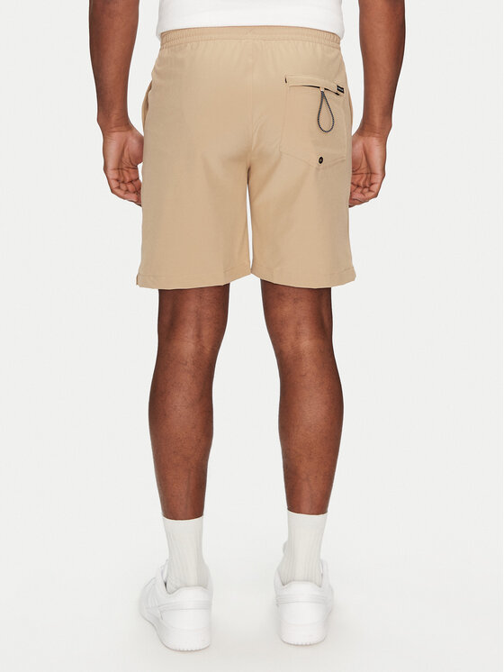 Quiksilver Quiksilver Plavecké šortky Taxer Amphibian 18" EQYHY03883 Béžová Regular Fit