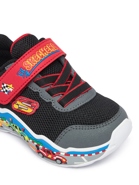 Skechers Skechers Tenisice Play Scene 407312N/BKRD Crna