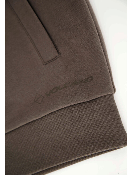 Volcano Volcano Bluza B-LAND Brązowy Regular Fit