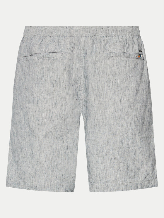 INDICODE INDICODE Szorty materiałowe Wallis 70-727 Niebieski Regular Fit