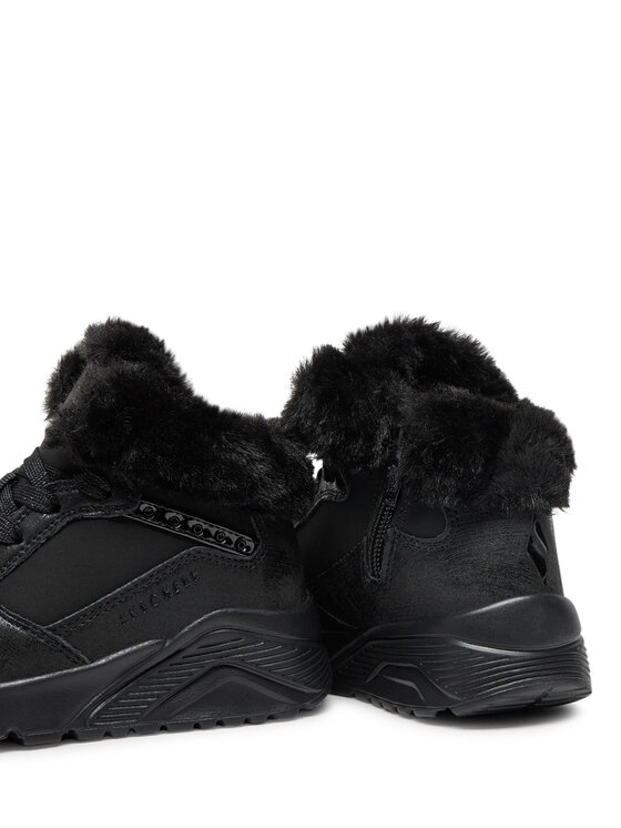 Skechers Skechers Botki Uno Lite - Comfurt Collar 310396L/BBK Czarny