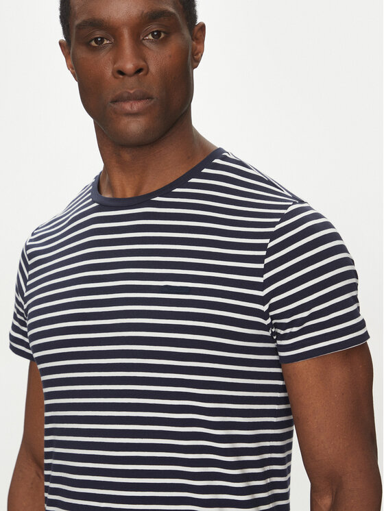 Calvin Klein Calvin Klein Тишърт K10K114177 Тъмносин Slim Fit