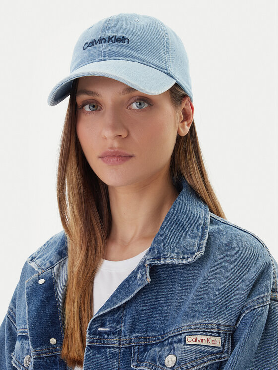 Calvin Klein Calvin Klein Καπέλο Jockey Small Monogram LV04K5065G Μπλε